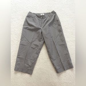 Talbots cotton and silk capri pants trousers - size 14 W